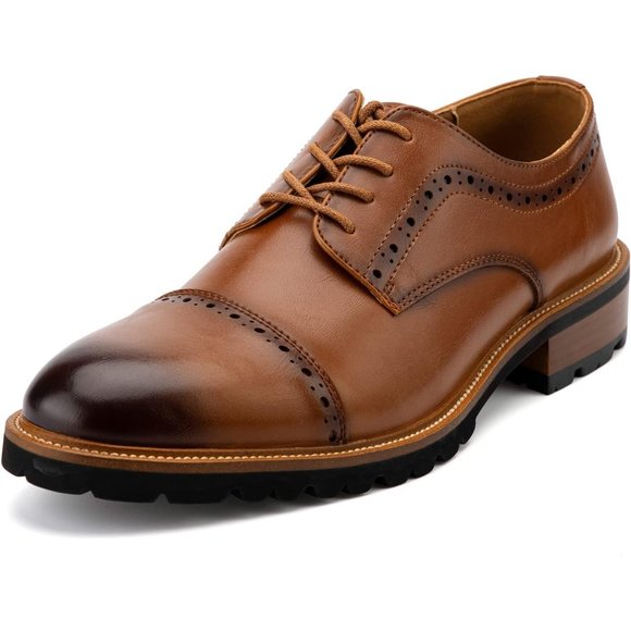 Men\' sBrown Oxfords Luxury Business Casual Shoes Men\'s Lace-up Fashion Shoes main image 5